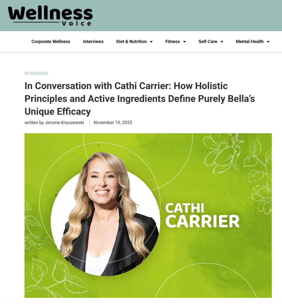 The Heart of PURELY BELLA: Cathi Carrier’s Mission for Women Aging Beautifully