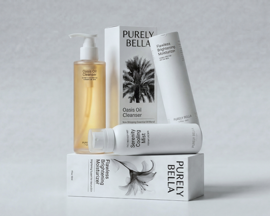 Purely Bella skincare products