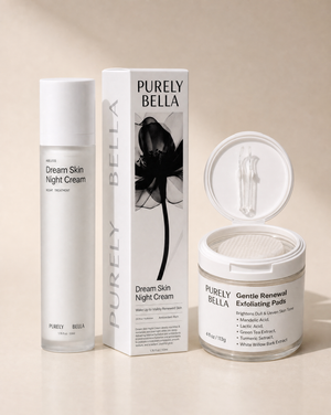 PURELY BELLA The Renew Ritual: Gentle Renewal Exfoliating Pads and Dream Skin Night Cream