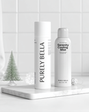 Purely Bella Evening Ritual products on marble - nighttime skincare routine astaxanthin