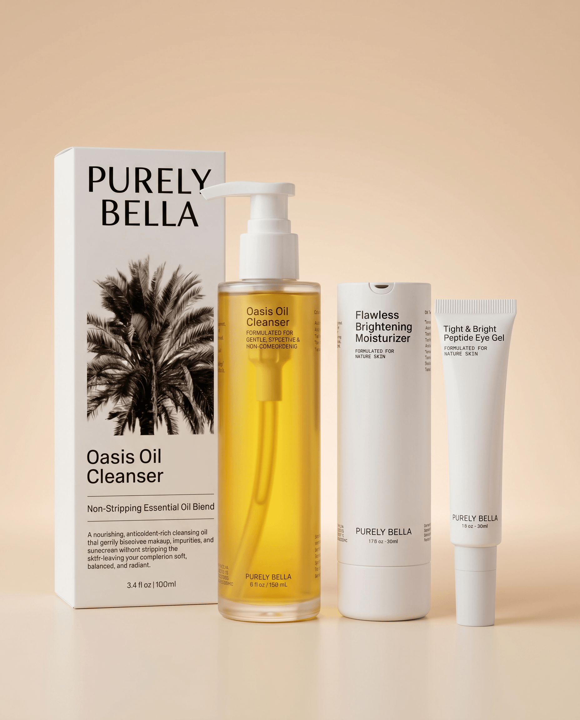 The Radiance Ritual brightening skincare bundle by Purely Bella
