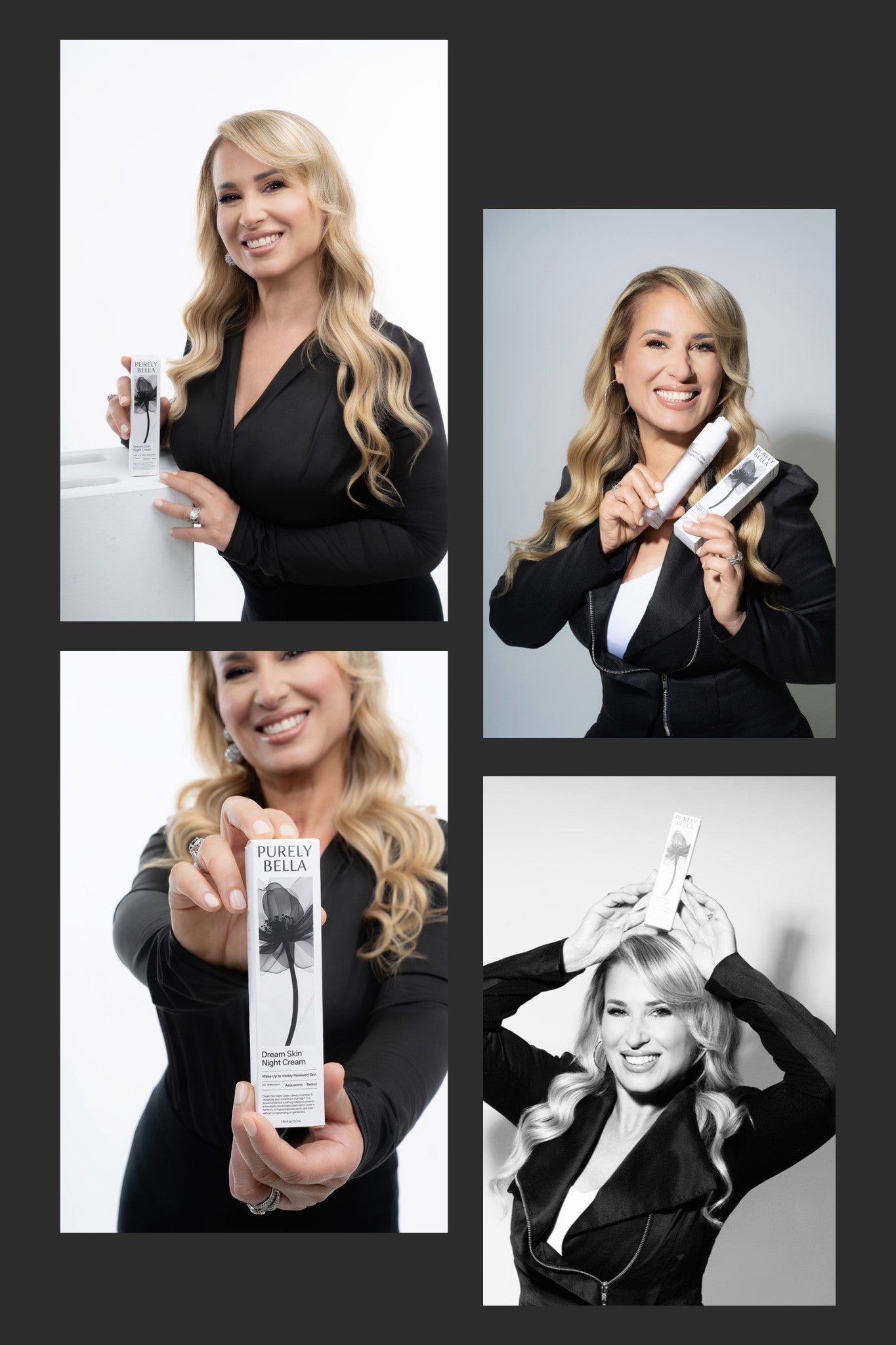 About Us image showcasing Purely Bella Beauty brand, emphasizing gentle, effective skincare and healthy skin