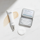 Reusable silicone eye masks with Tight & Bright eye gel - complete under-eye treatment bundle