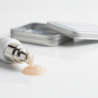 tight & Bright peptide eye gel and tin with the reusable eye masks