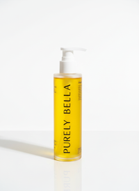 Oil cleanser product side view designed for gentle cleansing and maintaining healthy-looking skin