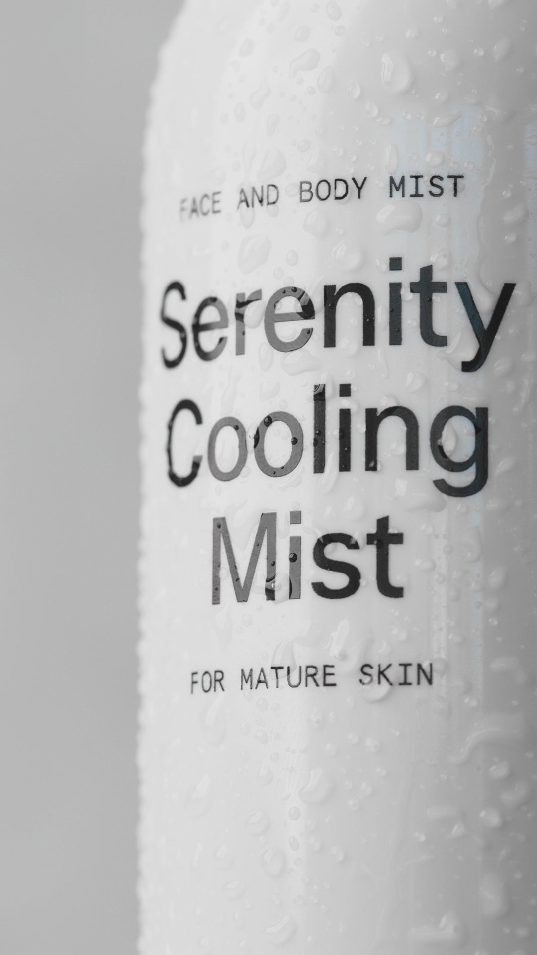 Serenity Botanical Cooling Mist with the botanical mist on the spray botle