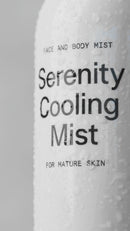 Serenity Botanical Cooling Mist with the botanical mist on the spray botle