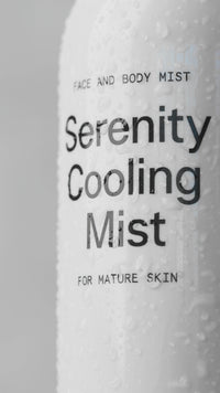 Serenity Botanical Cooling Mist with the botanical mist on the spray botle