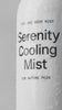 Serenity Botanical Cooling Mist with the botanical mist on the spray botle