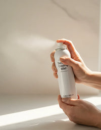 Woman using Serenity Mist - complete evening skincare ritual for women aging beautifully