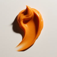 Orange astaxanthin cream texture - powerful antioxidant night skincare for mature skin